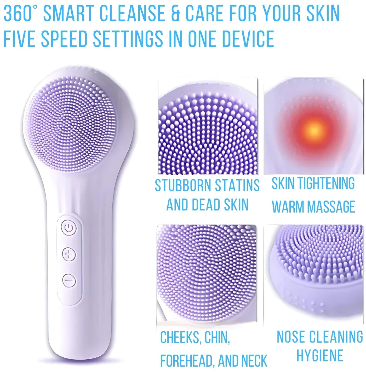 Glow Wave Facial Cleansing Brush