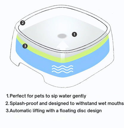 HydroPaws Anti-Overflow Bowl Sweet Monkey