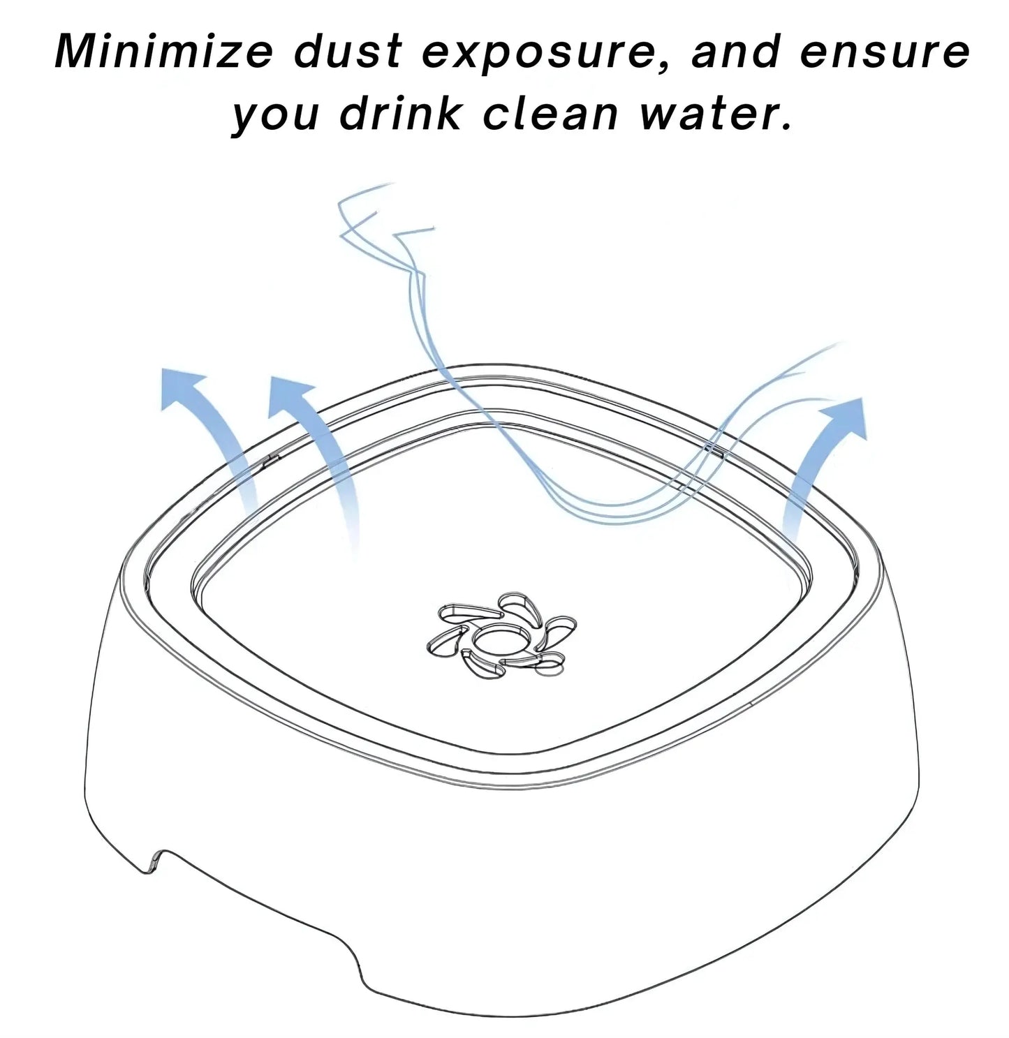 HydroPaws Anti-Overflow Bowl Sweet Monkey