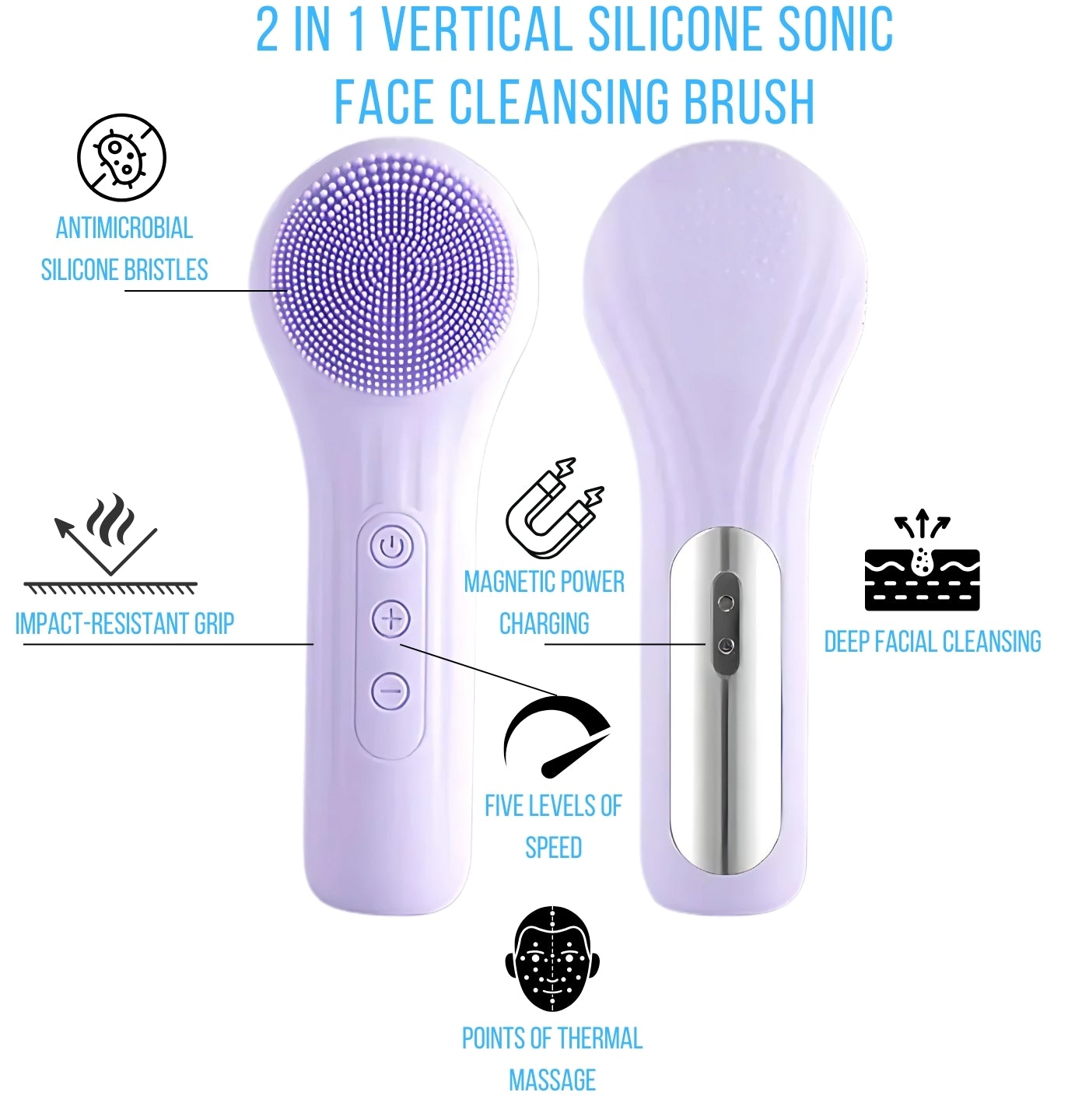 Glow Wave Facial Cleansing Brush