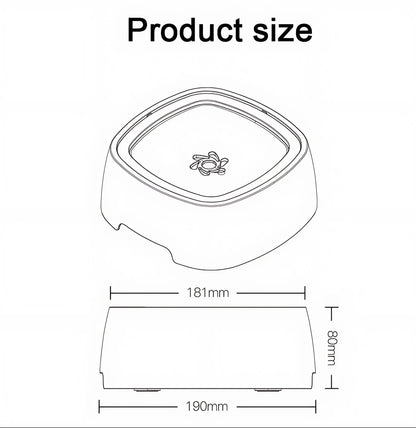 HydroPaws Anti-Overflow Bowl Sweet Monkey