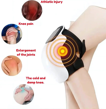 Knee Massager Infrared Heat and Vibration Knee Pain Relief for Swelling Stiff Joints Stretched Ligament and Muscles Injuries Sweet Monkey