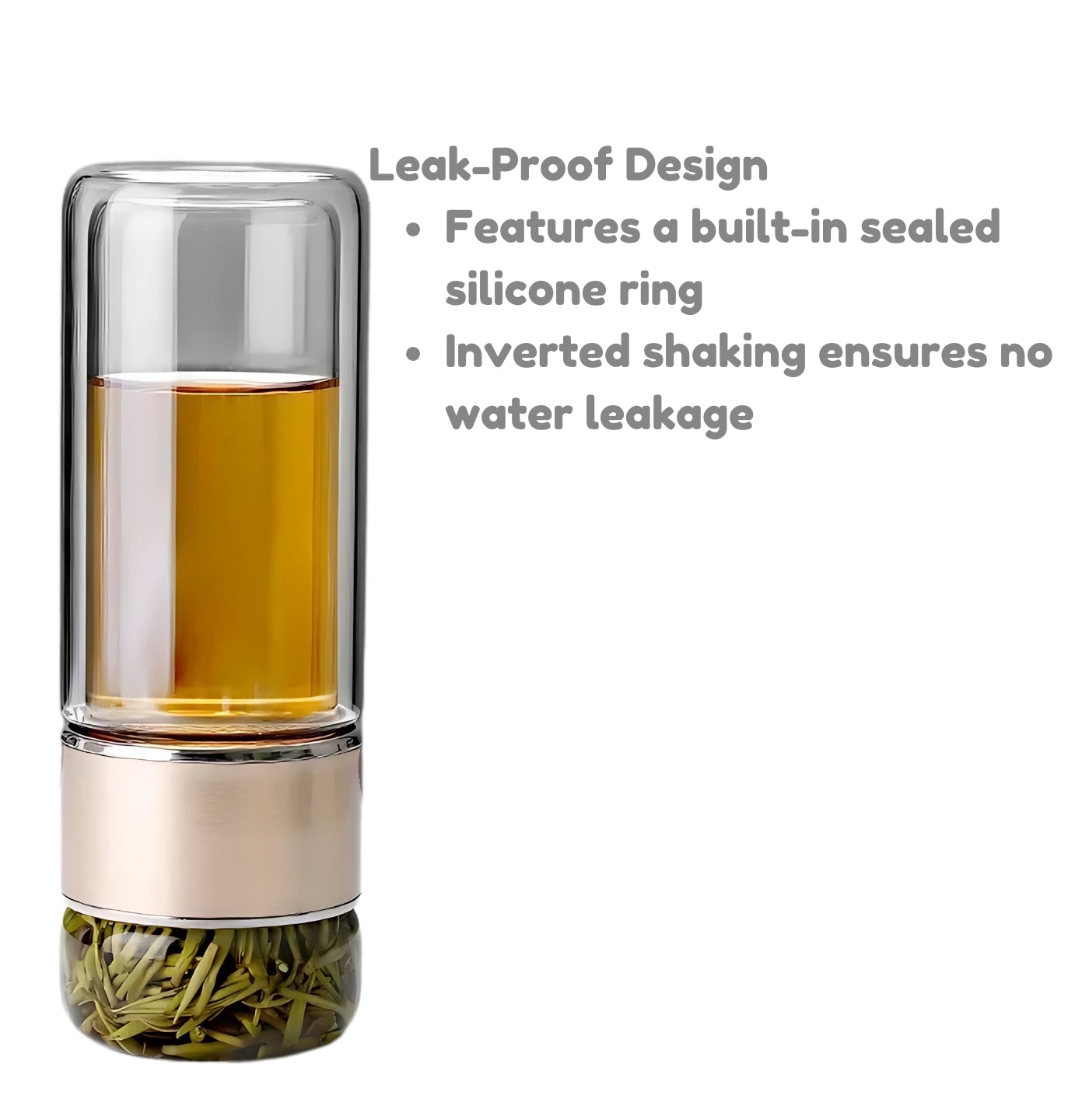 TeaFlow Portable Glass Infuser