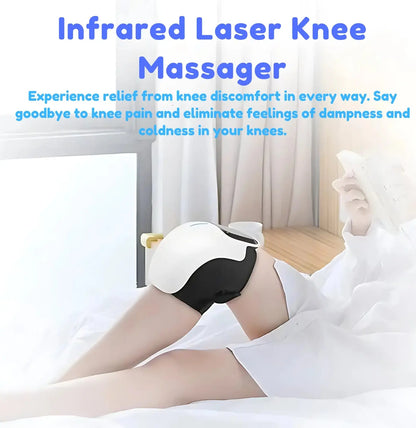 Knee Massager Infrared Heat and Vibration Knee Pain Relief for Swelling Stiff Joints Stretched Ligament and Muscles Injuries Sweet Monkey